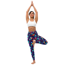 Load image into Gallery viewer, Ghost Swirl Yoga Leggings
