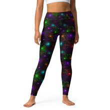 Load image into Gallery viewer, Neon Web Yoga Leggings
