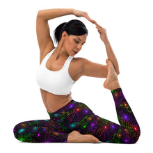 Load image into Gallery viewer, Neon Web Yoga Leggings
