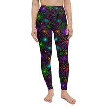 Load image into Gallery viewer, Neon Web Yoga Leggings
