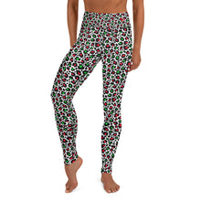 Load image into Gallery viewer, Christmas Leopard Yoga Leggings
