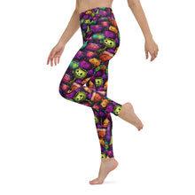 Load image into Gallery viewer, Pumpkin Cauldron Ink Yoga Leggings
