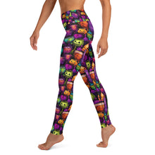 Load image into Gallery viewer, Pumpkin Cauldron Ink Yoga Leggings
