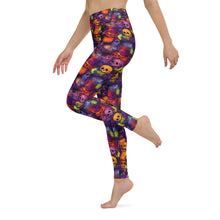 Load image into Gallery viewer, Ink Skull Goblet Yoga Leggings
