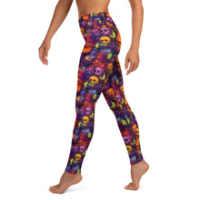 Load image into Gallery viewer, Ink Skull Goblet Yoga Leggings
