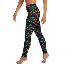 Load image into Gallery viewer, Neon Pumpkin Yoga Leggings
