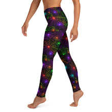 Load image into Gallery viewer, Neon Web Yoga Leggings
