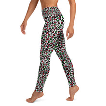 Load image into Gallery viewer, Christmas Leopard Yoga Leggings
