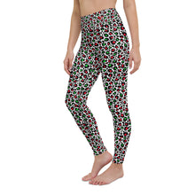 Load image into Gallery viewer, Christmas Leopard Yoga Leggings
