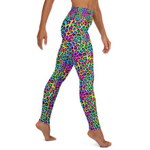 Load image into Gallery viewer, Neon Rainbow Leopard Yoga Leggings
