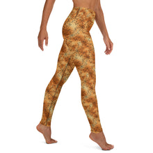 Load image into Gallery viewer, Orange Mystic Spider Web Yoga Leggings
