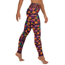 Load image into Gallery viewer, Mystical Ink Pumpkin Patch Yoga Leggings
