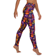 Load image into Gallery viewer, Ink Skull Goblet Yoga Leggings
