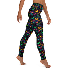 Load image into Gallery viewer, Neon Pumpkin Yoga Leggings
