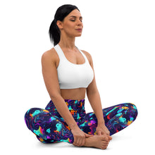 Load image into Gallery viewer, Ghost Swirl Yoga Leggings
