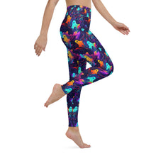 Load image into Gallery viewer, Ghost Swirl Yoga Leggings
