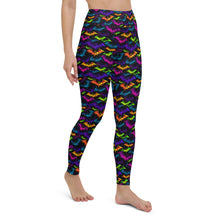 Load image into Gallery viewer, Neon Bats Yoga Leggings
