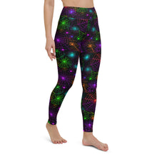 Load image into Gallery viewer, Neon Web Yoga Leggings
