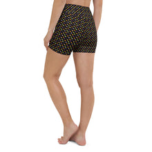 Load image into Gallery viewer, Holiday Polka Dot Yoga Shorts
