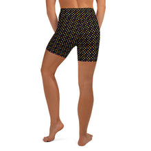 Load image into Gallery viewer, Holiday Polka Dot Yoga Shorts
