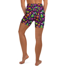 Load image into Gallery viewer, Pumpkin Cauldron Ink Yoga Shorts
