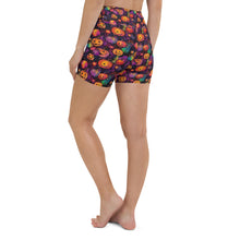 Load image into Gallery viewer, Mystical Ink Pumpkin Patch Yoga Shorts
