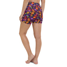 Load image into Gallery viewer, Ink Skull Goblet Yoga Shorts
