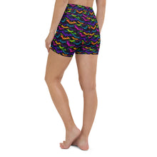 Load image into Gallery viewer, Neon Bats Yoga Shorts
