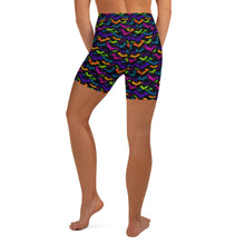 Load image into Gallery viewer, Neon Bats Yoga Shorts
