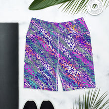 Load image into Gallery viewer, Cheetah Swirl Yoga Shorts
