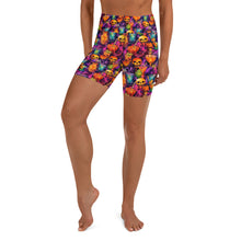 Load image into Gallery viewer, Skull Brew Ink Yoga Shorts
