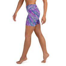 Load image into Gallery viewer, Cheetah Swirl Yoga Shorts
