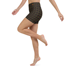 Load image into Gallery viewer, Holiday Polka Dot Yoga Shorts
