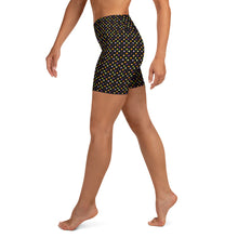 Load image into Gallery viewer, Holiday Polka Dot Yoga Shorts
