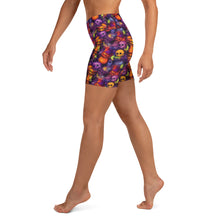 Load image into Gallery viewer, Ink Skull Goblet Yoga Shorts
