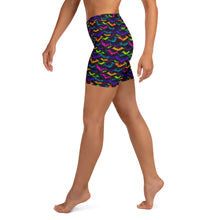 Load image into Gallery viewer, Neon Bats Yoga Shorts
