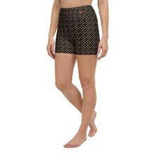 Load image into Gallery viewer, Holiday Polka Dot Yoga Shorts
