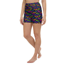 Load image into Gallery viewer, Neon Bats Yoga Shorts
