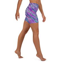 Load image into Gallery viewer, Cheetah Swirl Yoga Shorts
