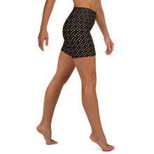 Load image into Gallery viewer, Holiday Polka Dot Yoga Shorts
