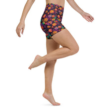 Load image into Gallery viewer, Mystical Ink Pumpkin Patch Yoga Shorts
