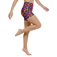 Load image into Gallery viewer, Ink Skull Goblet Yoga Shorts
