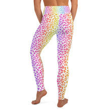 Load image into Gallery viewer, White Neon Leopard Yoga Leggings
