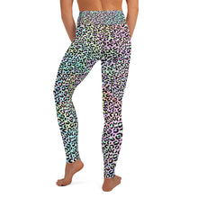 Load image into Gallery viewer, Cotton Candy Leopard Yoga Leggings
