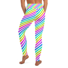 Load image into Gallery viewer, Neon Stripe Yoga Leggings
