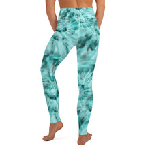 Load image into Gallery viewer, Teal Tie Dye Yoga Leggings
