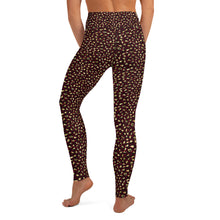 Load image into Gallery viewer, Merlot Leopard Yoga Leggings
