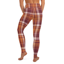 Load image into Gallery viewer, Autumn Plaid Yoga Leggings
