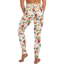 Load image into Gallery viewer, Watercolor Floral Yoga Leggings
