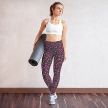 Load image into Gallery viewer, Midnight Leopard Yoga Leggings
